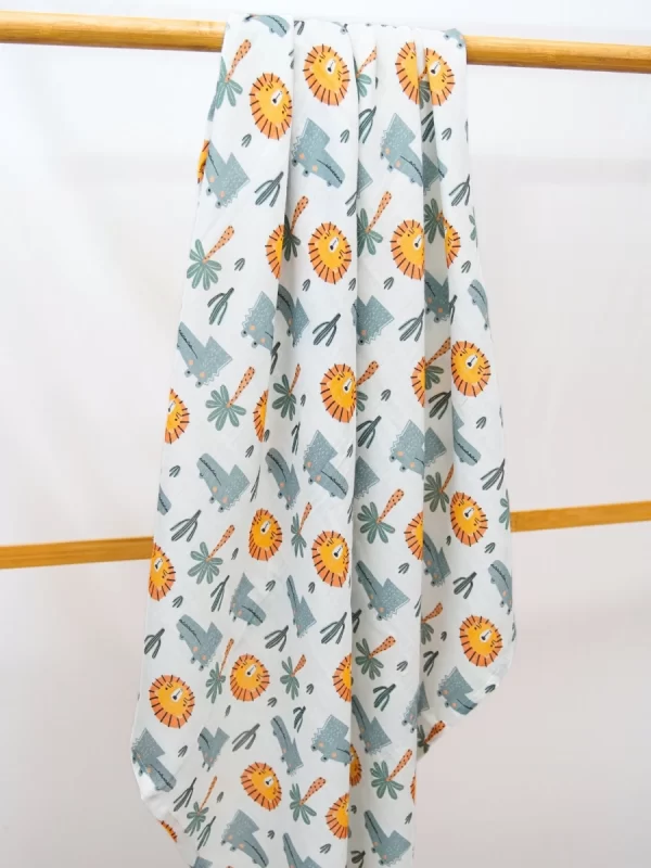 Jungle Joy Premium Bamboo Swaddle