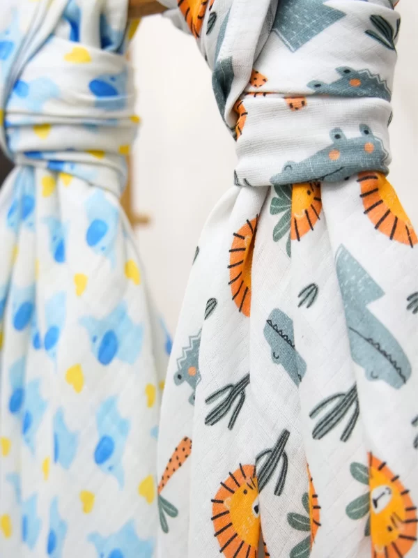 Jungle Joy Premium Bamboo Swaddle