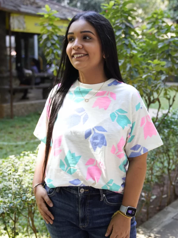 Fluoro Blossom T-shirt for Mumma