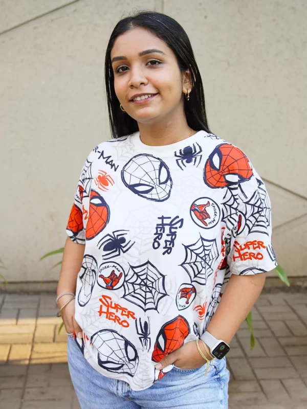 Mom-Dad Matching Spiderman T-shirt