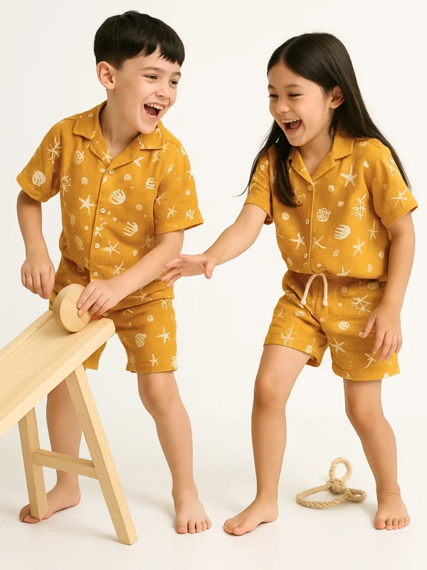 Pure Linen: Tide & Treasure Cord Set