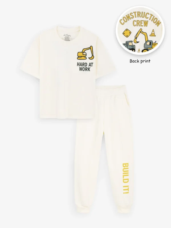 Build It Up! Oversized T-shirt and Joggers Set