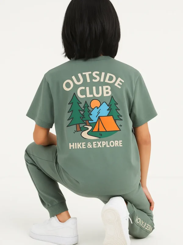 Outside Club Olive Outdoor Joggers Set