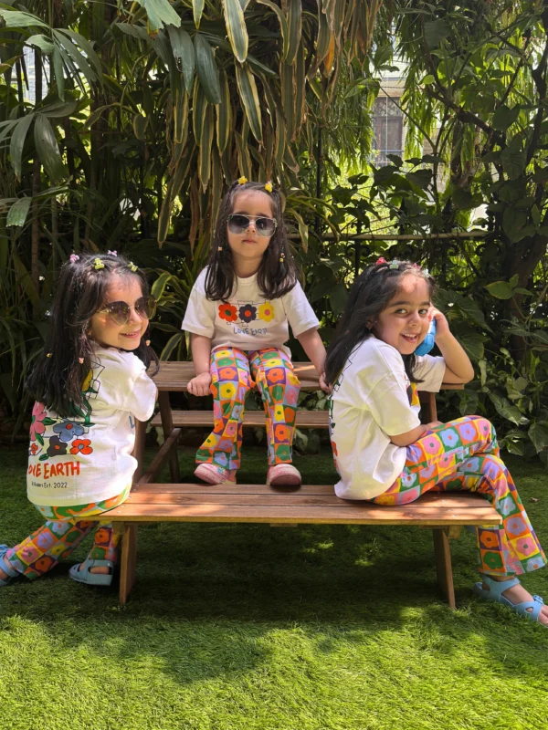 Love Earth Floral Bootcut Set